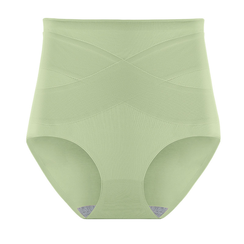 宜而爽女棉氨无痕收腹内裤3A级抑菌裆高腰束腰透气高弹三角裤3条