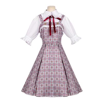 真爱百合cos真奈美校服神崎爱实日常洋装二次元cosplay动漫连衣裙