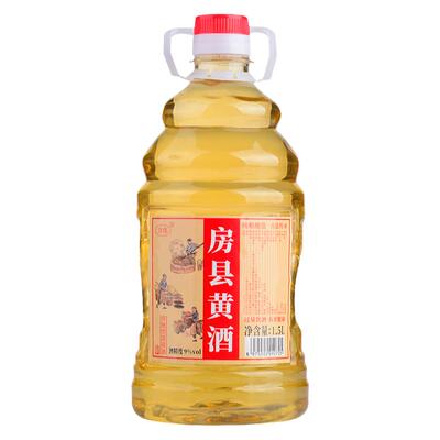甘伟房县黄酒洑汁桶装纯粮3斤