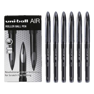 日本uniball三菱黑科技笔签字笔air中性笔UBA188黑色商务学生用硬笔练字控笔用蓝红色水笔黑笔0.5/0.7圆珠笔