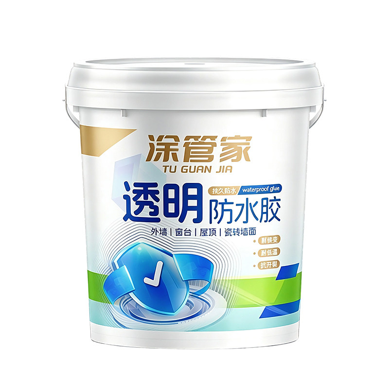 透明防水胶补漏裂缝渗水外墙专用