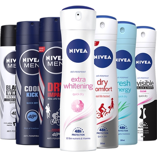 妮维雅止汗喷雾剂男士走珠液香体露腋下除臭爽身防汗除抑汗去汗味