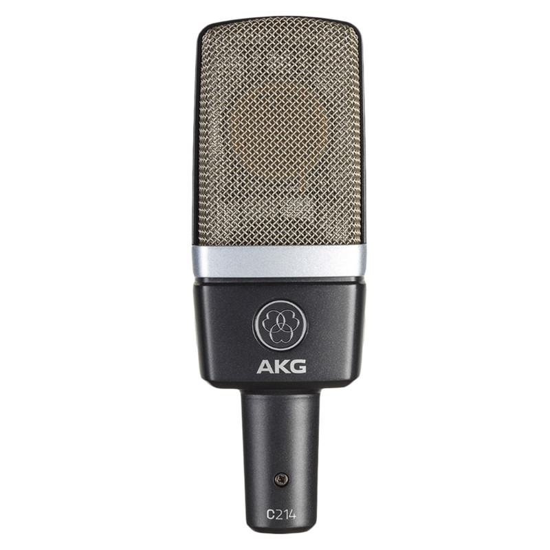 AKG/爱科技 C214 专业录音棚电容麦克风主播K歌配音人声乐器话筒