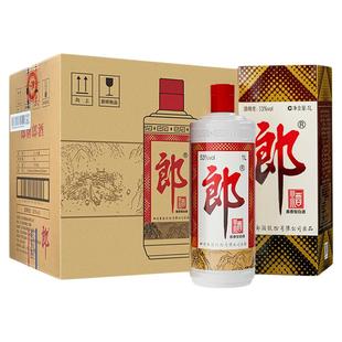 郎酒 郎牌郎酒普郎53度酱香型白酒 1L*6瓶整箱官方旗舰店正品宴请