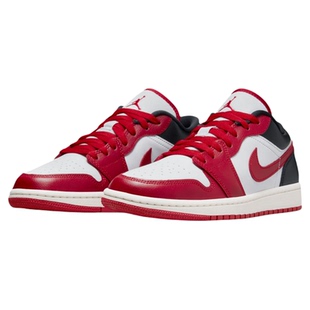 耐克乔丹女子刺绣板鞋秋季平底低帮轻便运动鞋JORDAN AJ1 DC0774