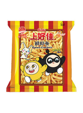 上好佳鲜虾片洋葱圈虾条日式鱼果海苔味散称小包膨化怀旧零食小吃