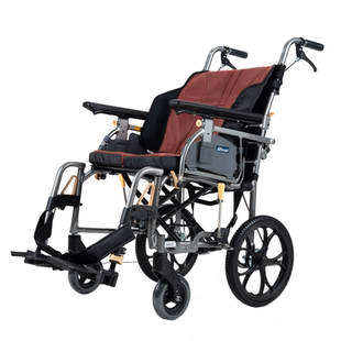中进智行客轮椅折叠轻便老人专用手推车残疾人便携代步骨折专用