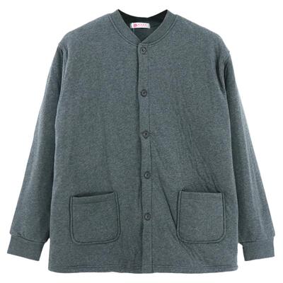 中老年人男三层加厚纯棉保暖上衣