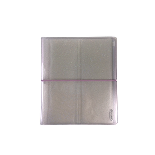 韩国jamstudio炫彩透明PVC绑带宽版窄长贴纸收集本四格相片收纳袋