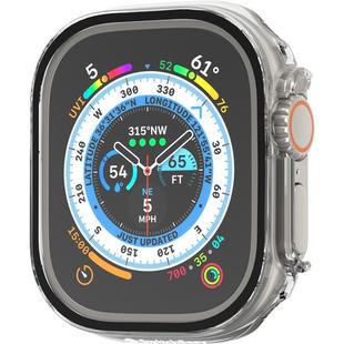 switcheasy适用2024苹果apple watch11手表Ultra2/1保护壳iwatch10壳膜series9一体49mm透明防摔套44/45全包