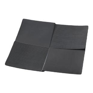 密胺黑色烧烤大盘子长方形火锅菜盘塑料餐盘长盘日式浅盘平盘商用