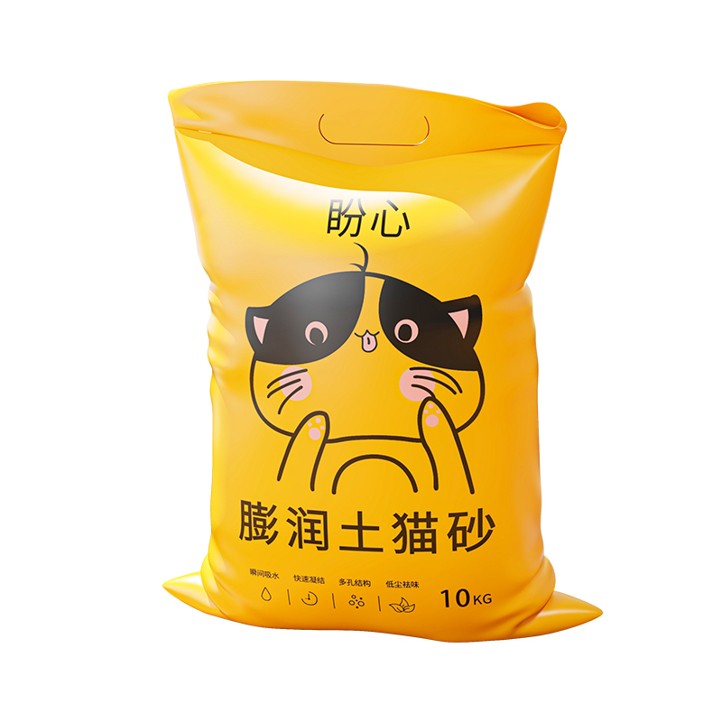 盼心膨润土猫砂除臭低尘