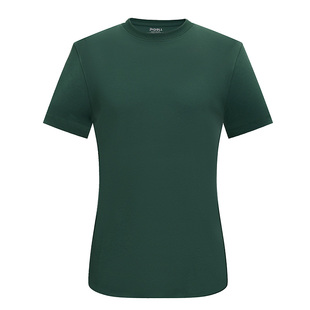 JODOLL乔顿【300G重磅】纯棉短袖T恤男休闲双面丝光圆领纯色半袖t