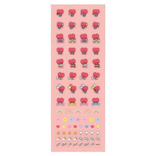 BT21防弹少年团宝宝系列贴纸手账日记本电脑手机壳卡通装饰贴画