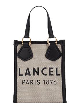 LANCEL/兰姿 SUMMER TOTE迷你单肩手提托特包 帆布包