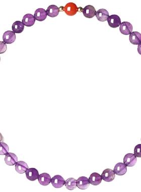 普陀山紫水晶手链考研上岸好运小礼物金榜题名盘玩节节高升手串女