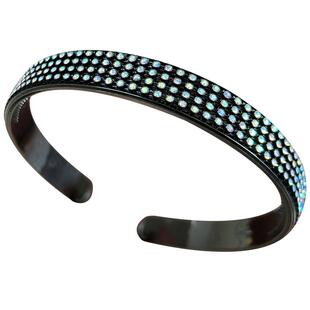 2025新款水钻带齿防滑发箍女头箍压发卡发捆头饰发旅欧美带钻洗脸