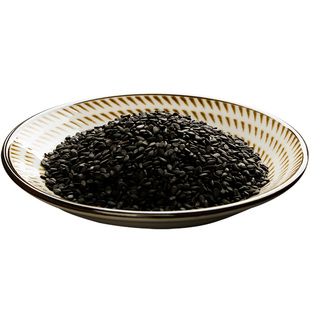 人民食品有机黑芝麻东北生黑芝麻粒磨粉打黑芝麻糊烘焙原料210g