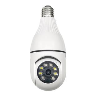 雄迈超级看看灯头式监控摄像头免打孔免布线300万手机远程摄像机