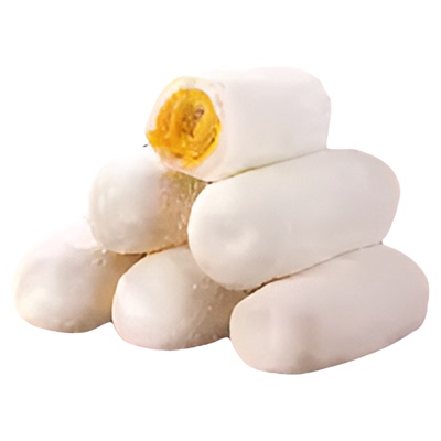 奶香绝了！本宫饿了拉丝奶芙蛋卷仔原味奶酥卷手作解馋停不下来