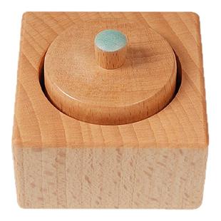 萌学蒙特梭利早教盒子宝宝蒙氏益智教具圆柱体插座手眼协调玩具