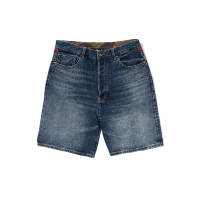 MR.BATHINGAPE猿人刺绣牛仔短裤