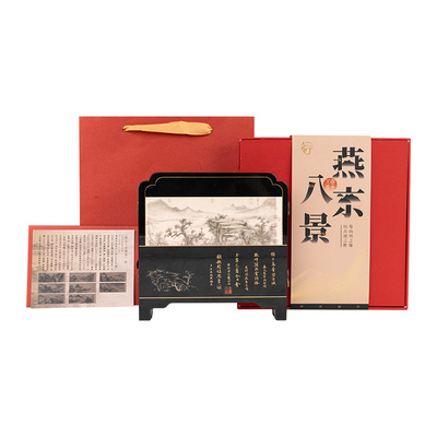 中国国家博物馆燕京八景屏风