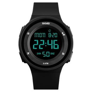 时刻美Skmei电子表学生男士手表夜光防水时尚运动手表