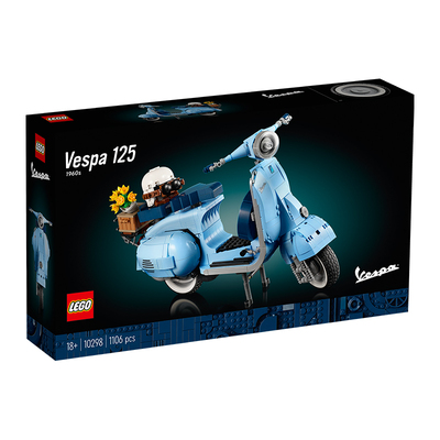 LEGO乐高积木10298踏板摩托车成人拼搭积木收藏玩具礼物1