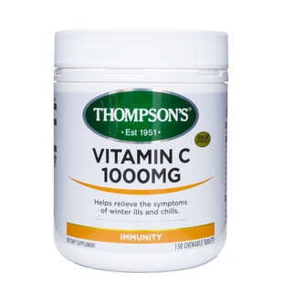 新西兰Thompson's汤普森维生素C1000mg咀嚼片150片