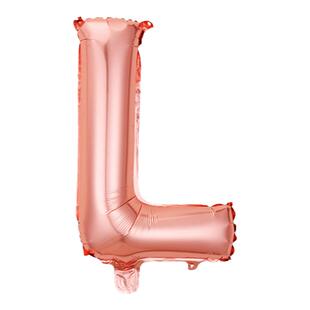 玫瑰金银色英文字母气球装饰生日求婚纪念日派对节日庆典场景布置