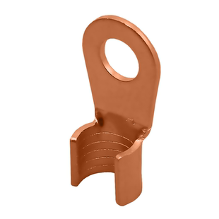 国标OT紫铜开口鼻接线端子10/50/100A铜鼻子电瓶车圆孔线耳铜接头