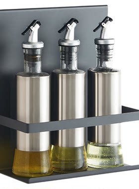 悍高厨房置物架壁挂式多功能收纳调料架筷子筒挂钩锅盖架组合套装