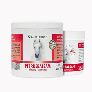 Krauterhof德国原装进口正品马膏按摩发热凝胶官方旗舰店500ml