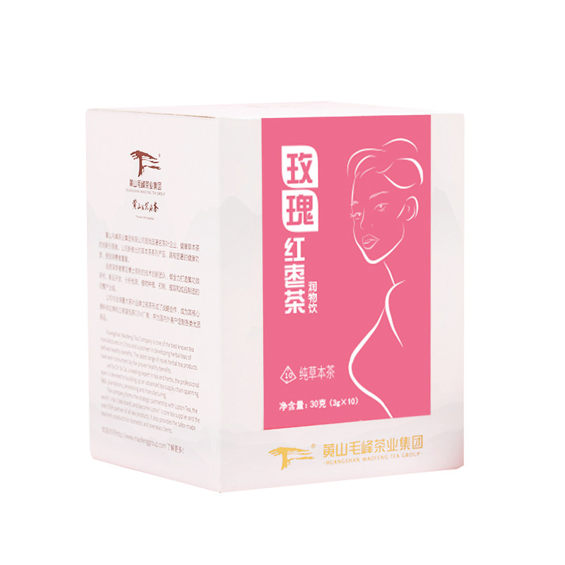 奇松玫瑰红枣茶润物饮龙眼桂花大再加工茶/配方茶/调
