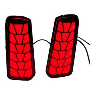 埃尔法ALPHARD威尔法VELLFIRE30系LED后杠流光转向灯保险杠刹车灯