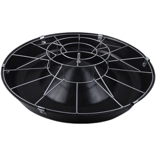 圆形猪食槽不锈钢仔猪小猪料槽猪保育料槽猪用补料喂料盆喂猪神器