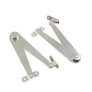 不锈钢床头折叠二折拉杆撑杆翻盖柜门上下翻门支撑架连接件支撑杆