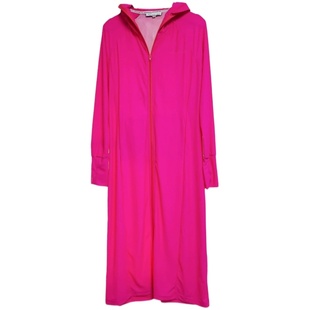 RUSH YEAR长款防晒衣 女2025新款夏季防紫外线宽松冰丝防晒服外套