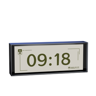 量子时钟创意氛围桌面摆件家居装饰自定义表盘智能电气灯生日礼物