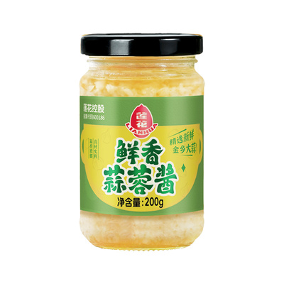 莲花0添加鲜香蒜蓉酱家用200g