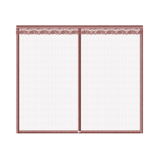 2026新款大门防蚊虫门帘免打孔金刚网纱门沙窗高档农村全磁条强力