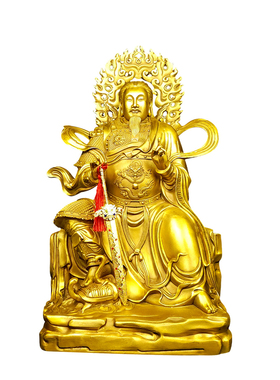 黄铜家居摆件玄武祖师铜像