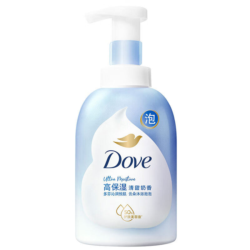 多芬沐浴露泡泡滋润香体持久留香