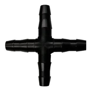 黑色半透明十字四通7通边形六通十通塑料宝塔分水管转换多通接头