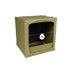 弹弓练习训练专用靶箱防吐弹加厚消音布室内支架打钢珠靶心子软弹