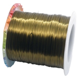 铜线彩色漆包线大轴软线哨片发饰发簪定型线diy铜丝饰品配件