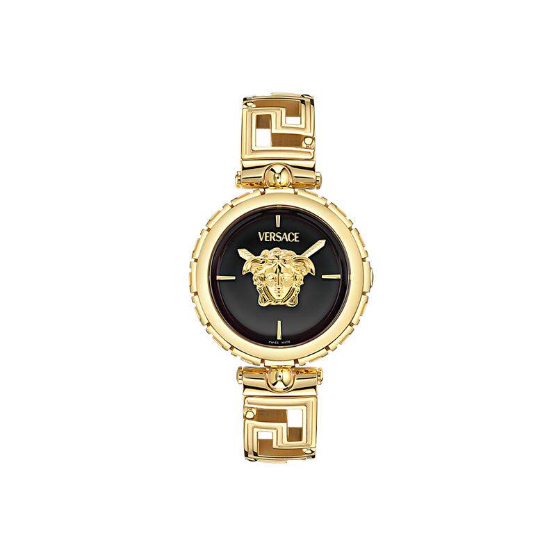 【自营】VERSACE/范思哲手表女黑金美杜莎表盘钢带女表轻奢小众