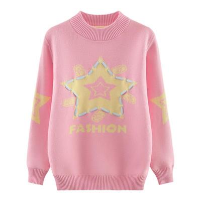 恒源祥女童秋冬毛衣纯棉针织衫全