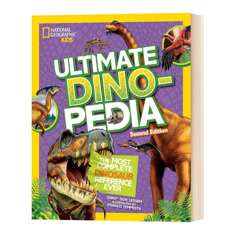 英文原版 精装 National Geographic Kids Ultimate Dinopedia Second Edition 国家地理儿童版恐龙百科大全 第2版 英文版